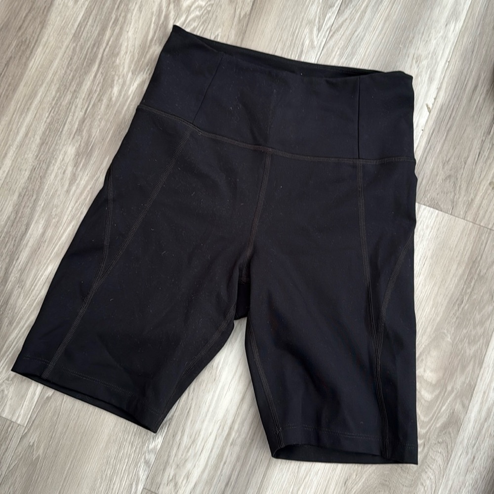 Girlfriend Collective Black Biker Shorts
